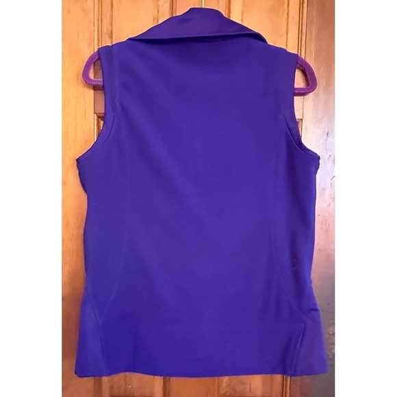 Columbia Purple Full Zip Fleece Vest Women's Size Large - Picture 2 of 4